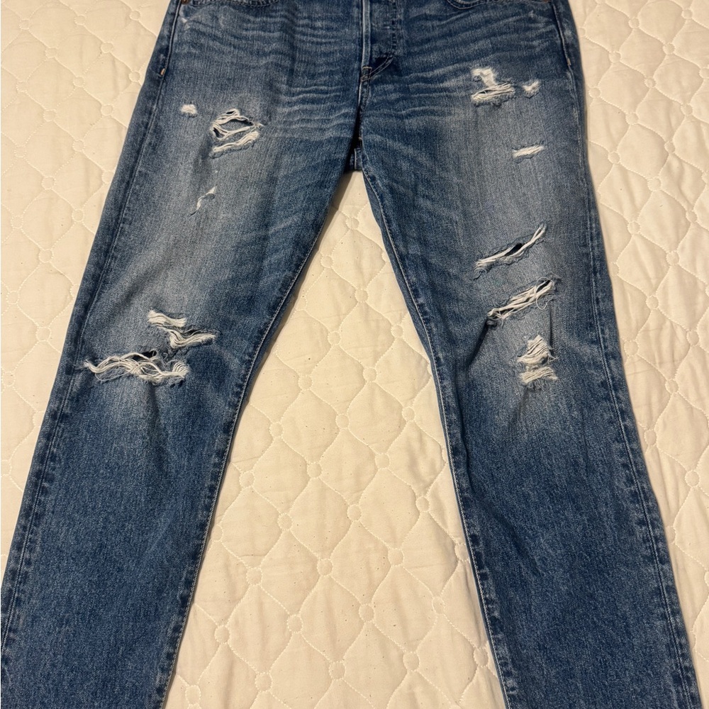 Polo by Ralph Lauren Dark Blue Denim Jeans with Gold Stitching